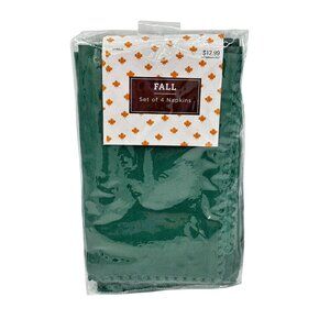 New! Set 4 Cloth Napkins Table Crocheted detail‎ Fall